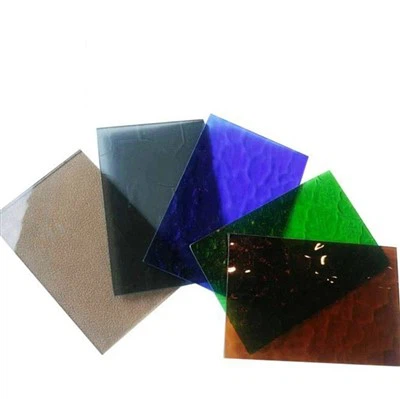 Цветное узорчатое стекло